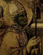 Duccio di Buoninsegna en helgonbiskop